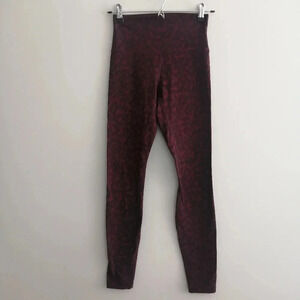 Lululemon Align Leggings High Rise 28" Burgundy Camo Size 4